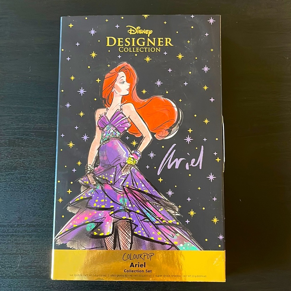 Colourpop Disney Designer Ariel Collection Set.